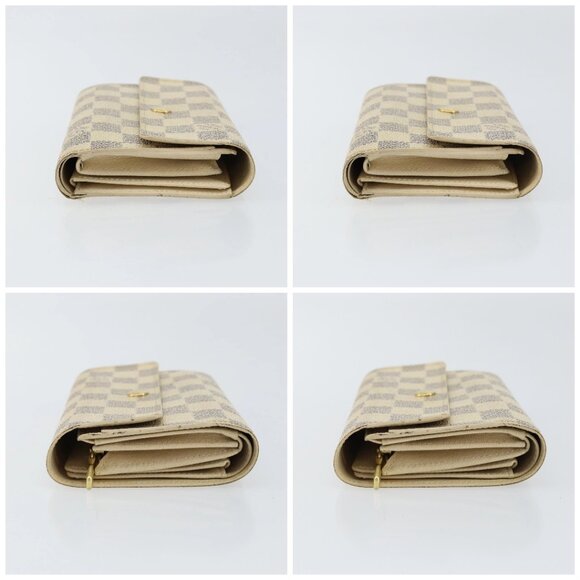 LOUIS VUITTON Damier Azur Portefeuille Alexandra Wallet N63068 LV Auth 155285 - Picture 16 of 16